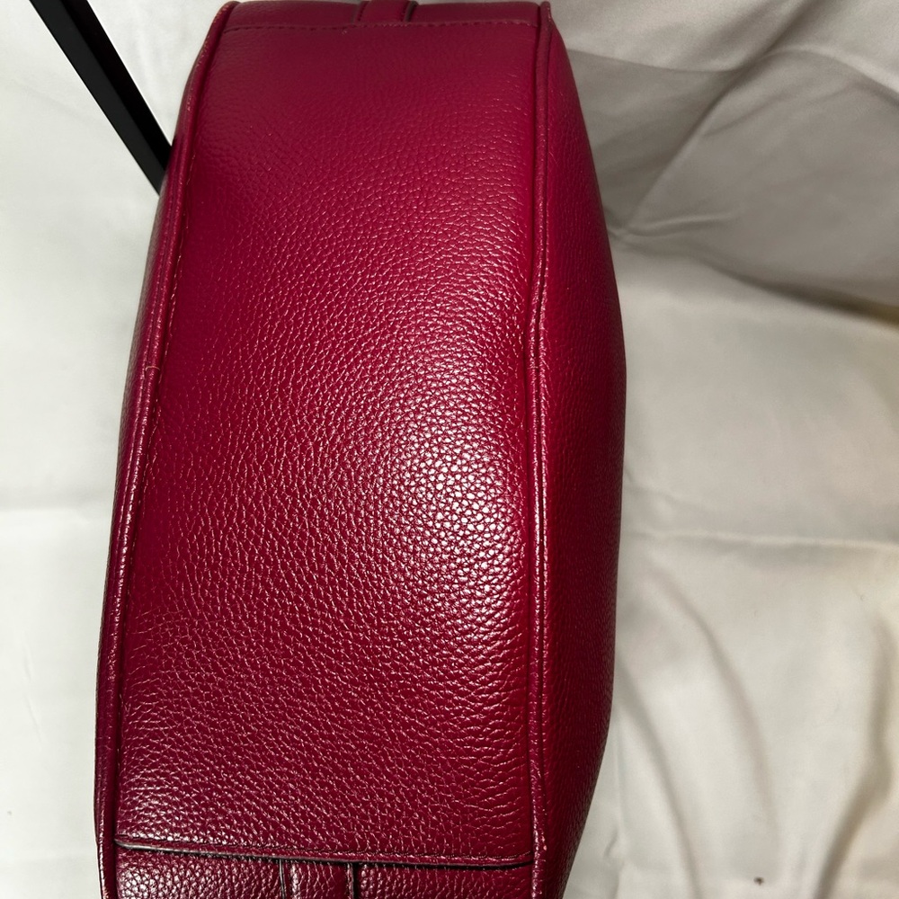 🎄🎄Kate Spade Burgundy Leather Hobo Shoulder Bag - Picture 8 of 8